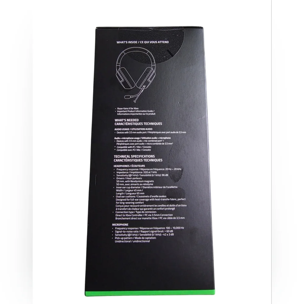 Razer Kaira X Wired Headset - Electric Volt for Xbox - Picture 3 of 3